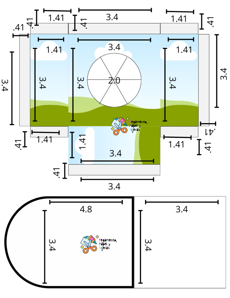 Play-Doh Holder Caja cajita play doh medidas