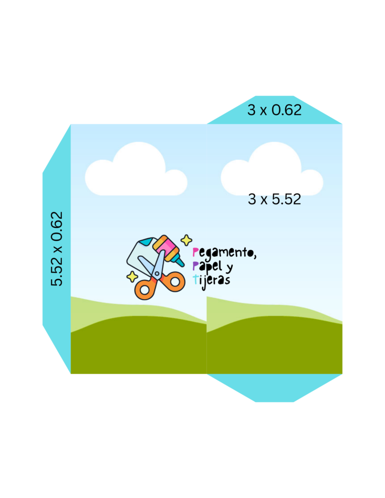 Money Holder tipo sobre (Ratón de los Dientes) en Canva medidas sobre