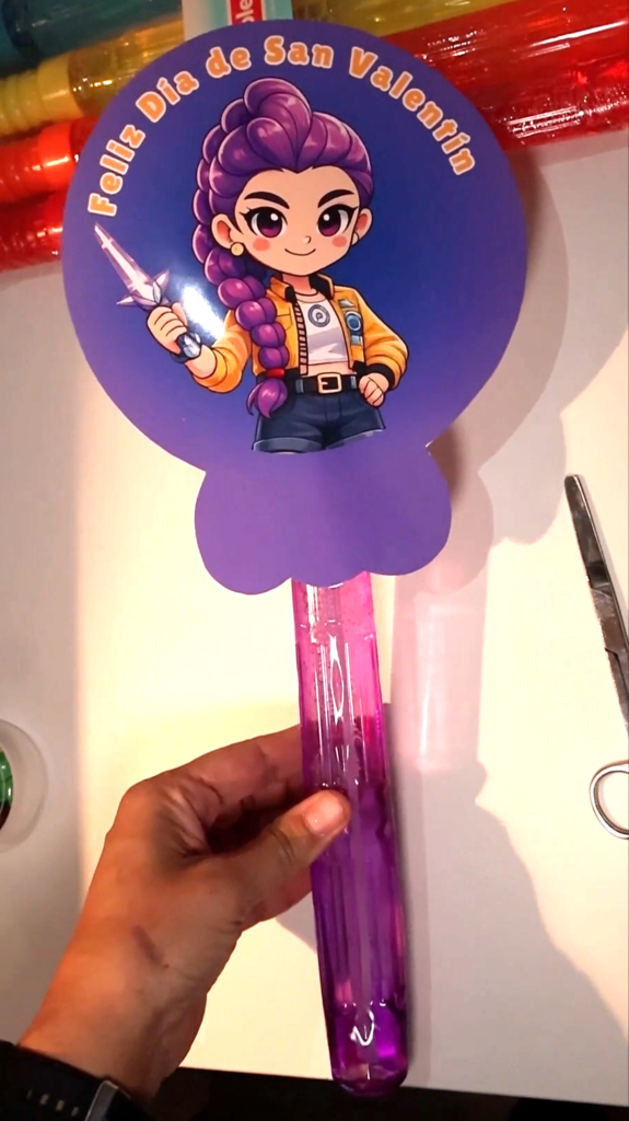 Portaburbujas en forma de globo para dulces