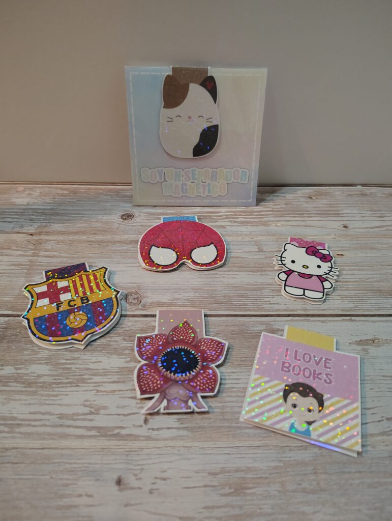 Separadores magnéticos personalizados imprimibles para libros