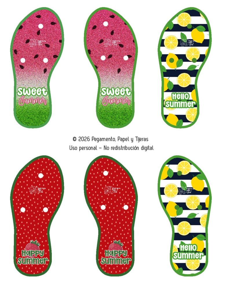 Fruit Sandals Pdf 791x1024