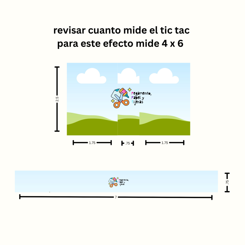 Porta Tic Tac en forma de Libro medidas tic tac