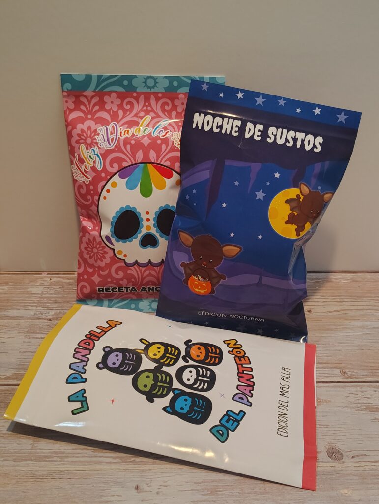 Bolsa personalizada resellable para botanas y dulces